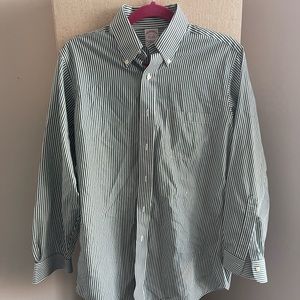 Brooks brothers striped button down